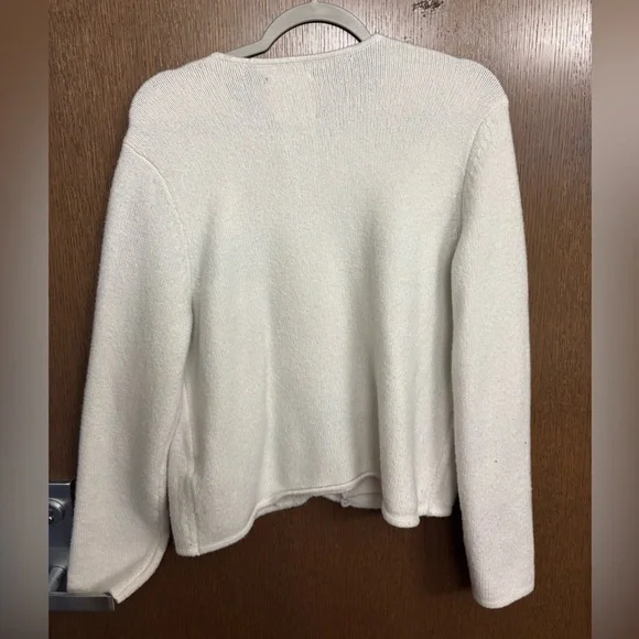 Abercrombie & Fitch Ivory Knit Cardigan - Picture 2 of 2